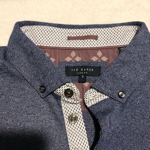 Men’s Ted Baker blue polo shirt, size 5